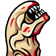 Alien Chestburster (animated)