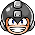 Mega Man Smile - Concrete Shot
