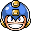 Mega Man Smile - Laser Trident
