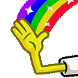 Spongebob Left Rainbow (animated)