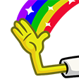 Spongebob Left Rainbow (static)