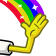 Spongebob Right Rainbow (static)