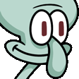 Squidward Happy Sad